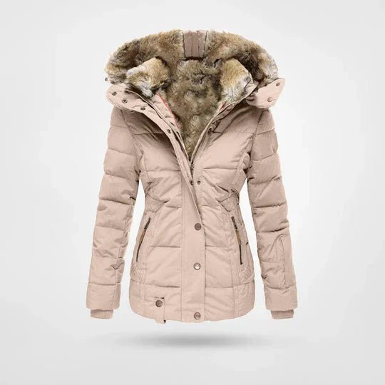 Women’s Puffer Jacket With Faux Fur Lining | Winter - Mason Luxor