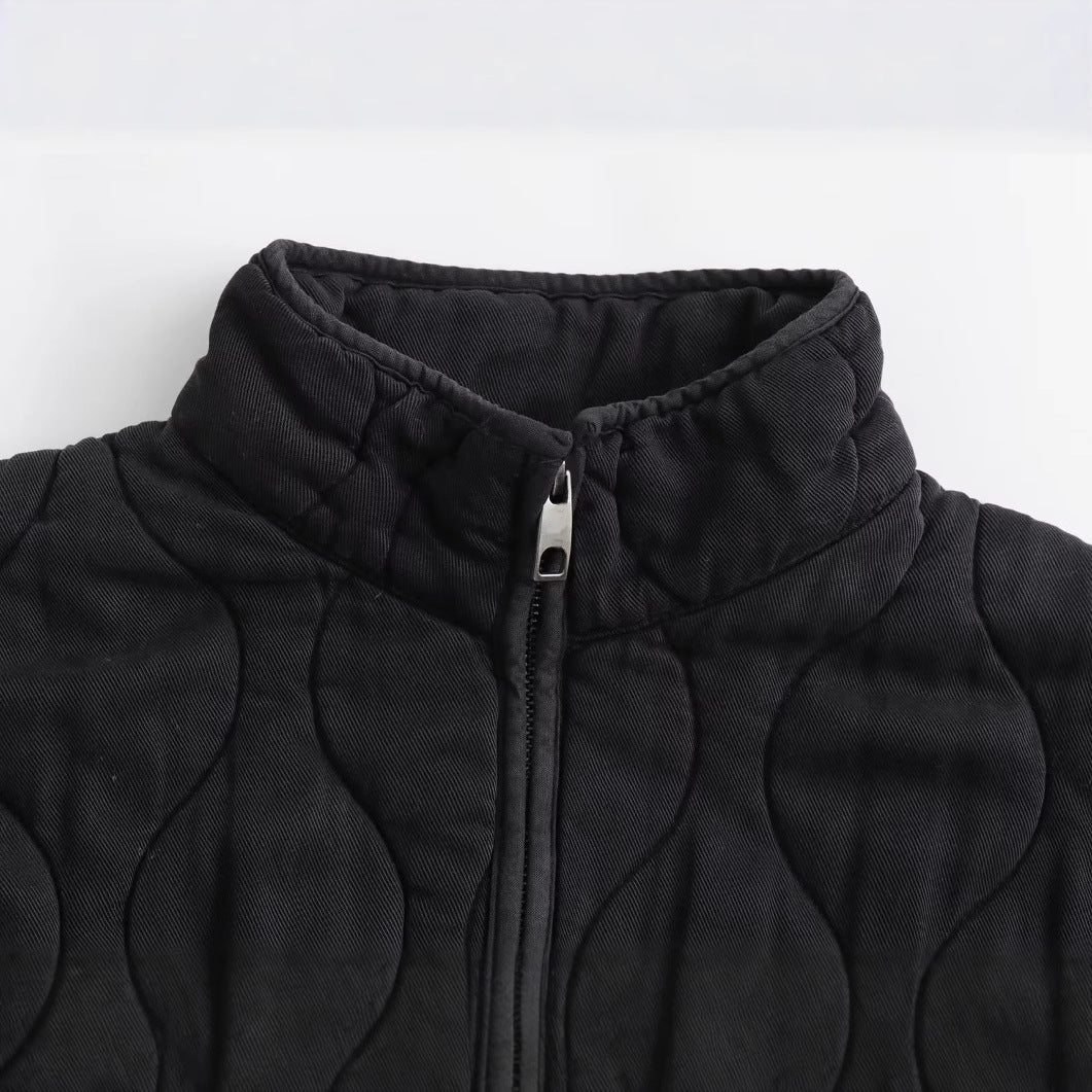 Women’s Quilted Jacket With Zip Front | Winter - Mason Luxor