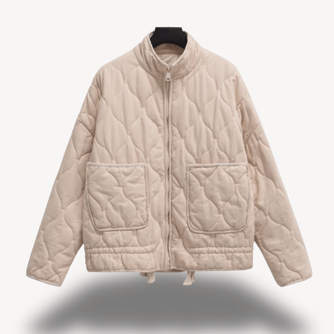 Women’s Quilted Jacket With Zip Front | Winter - Mason Luxor