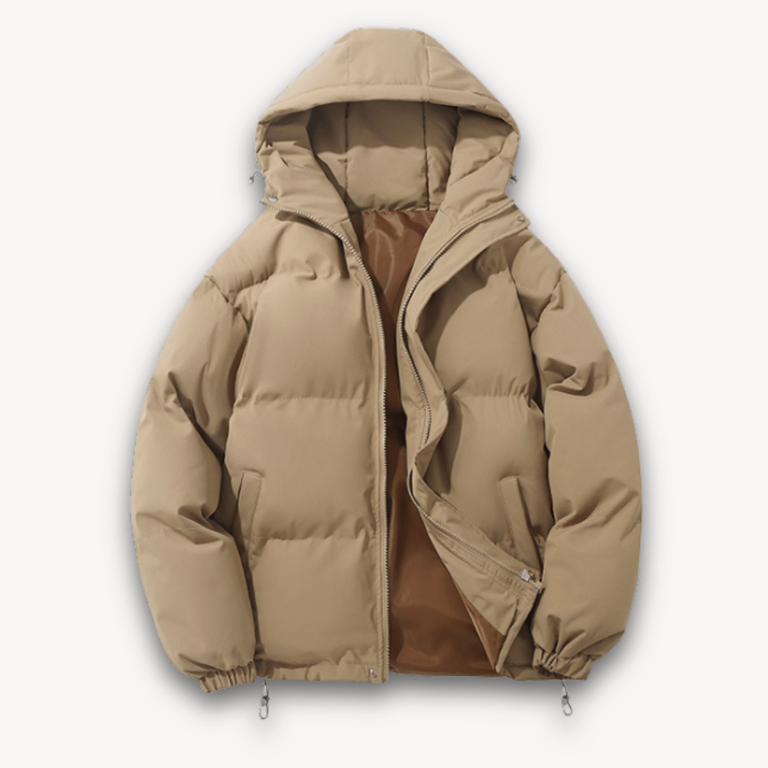 Women’s Quilted Puffer Jacket With Hood | Winter - Mason Luxor