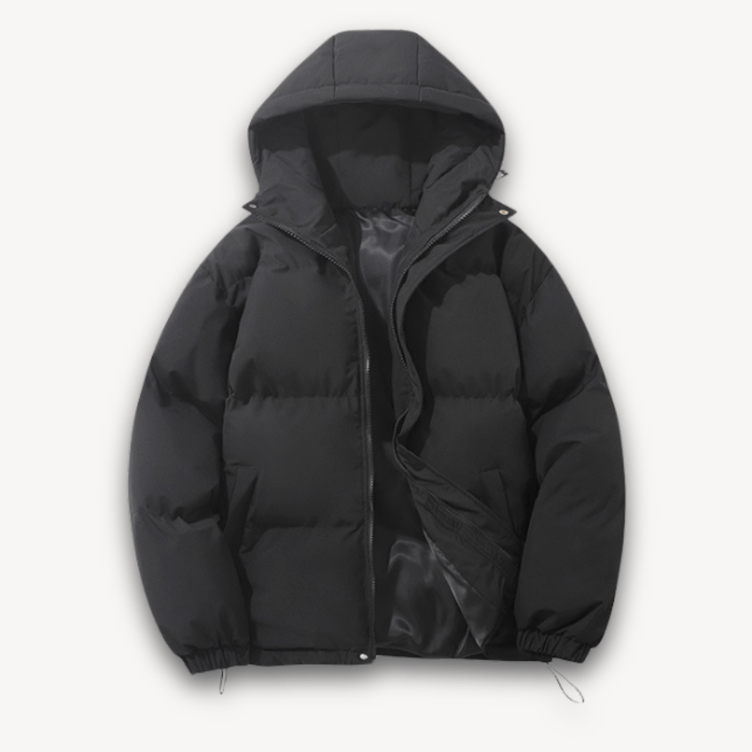 Women’s Quilted Puffer Jacket With Hood | Winter - Mason Luxor