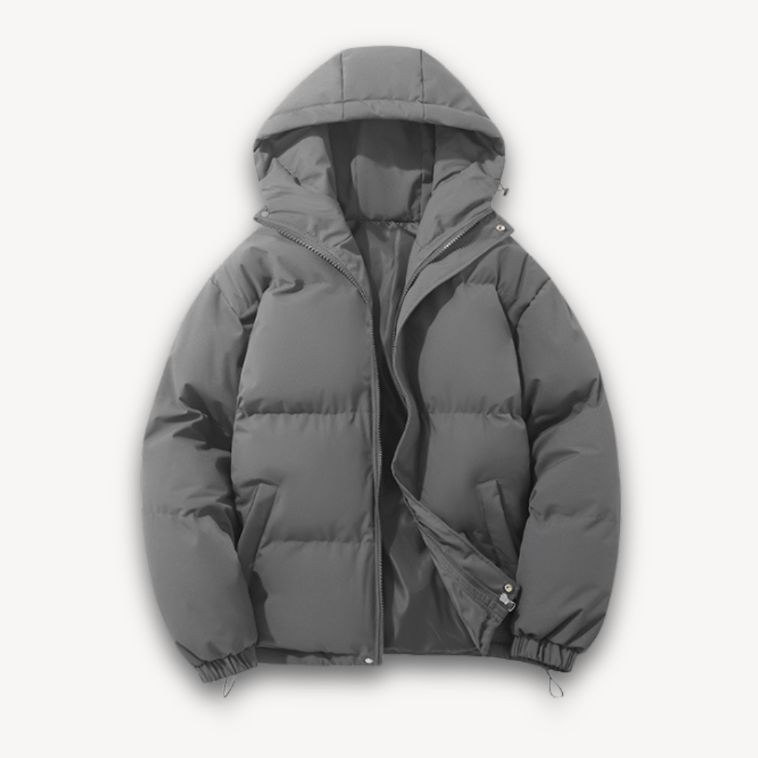 Women’s Quilted Puffer Jacket With Hood | Winter - Mason Luxor