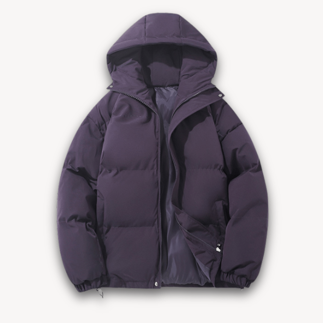 Women’s Quilted Puffer Jacket With Hood | Winter - Mason Luxor
