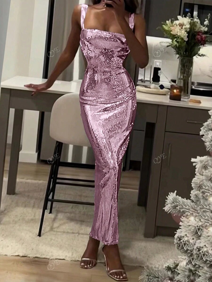 Women’s Sequin Maxi Dress for Christmas Party | Evening - Mason Luxor