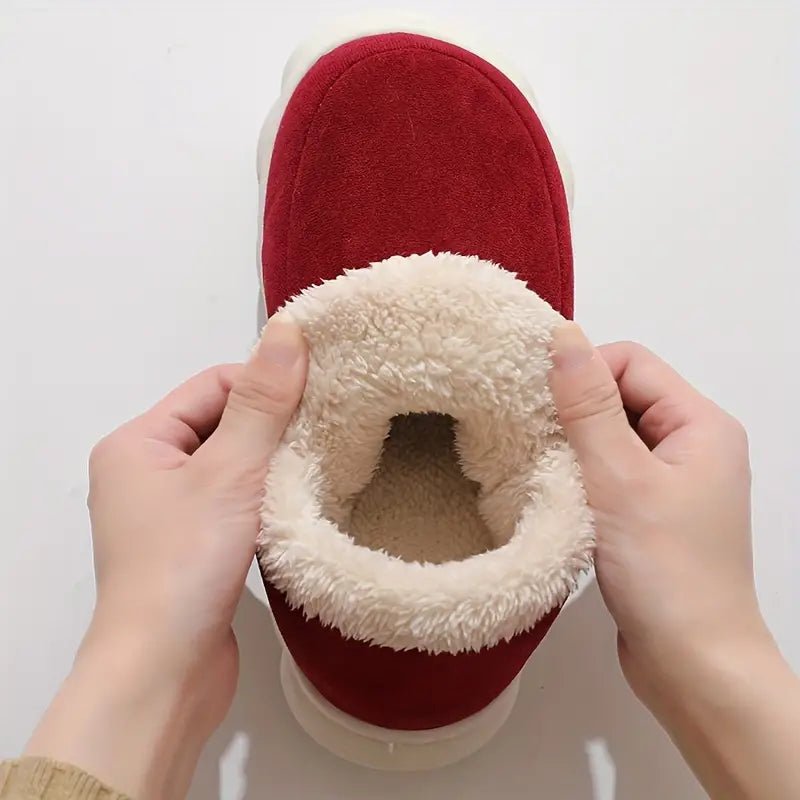 Women’s Slip On Slippers With Fur Lining | Winter - Mason Luxor