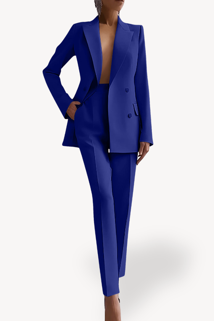 Women’s Suits with Double Breasted Blazer | 2 Piece - Mason Luxor