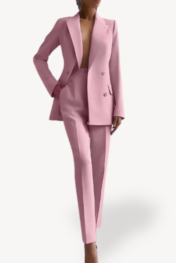 Women’s Suits with Double Breasted Blazer | 2 Piece - Mason Luxor