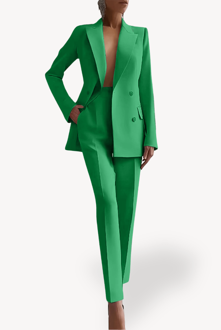 Women’s Suits with Double Breasted Blazer | 2 Piece - Mason Luxor