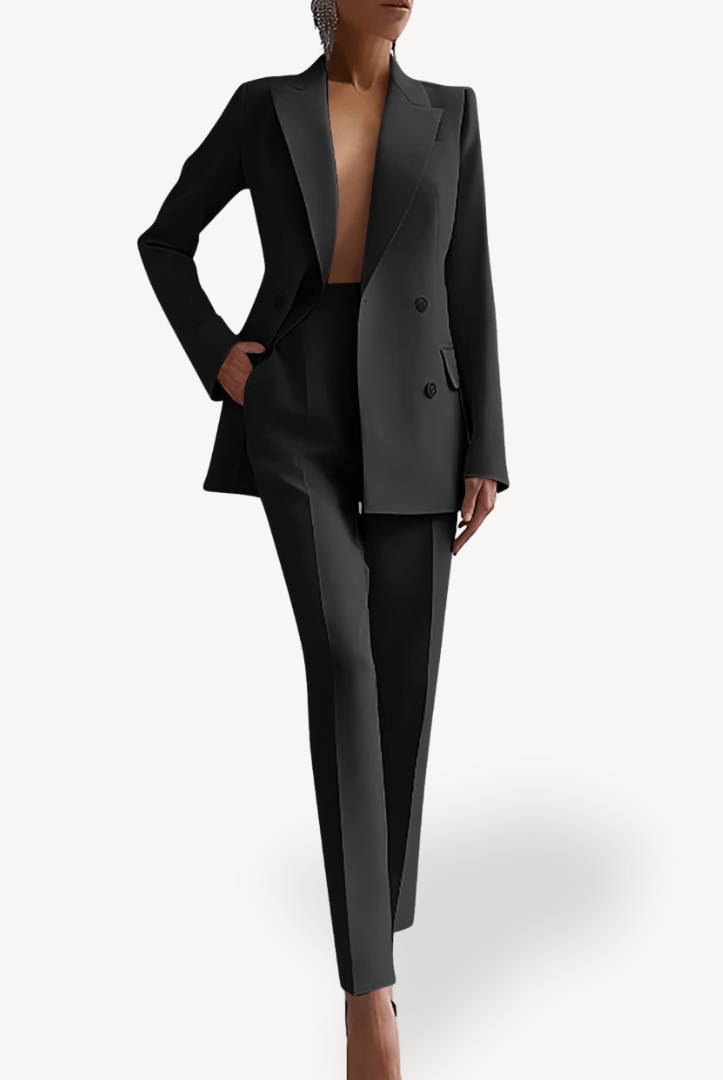 Women’s Suits with Double Breasted Blazer | 2 Piece - Mason Luxor