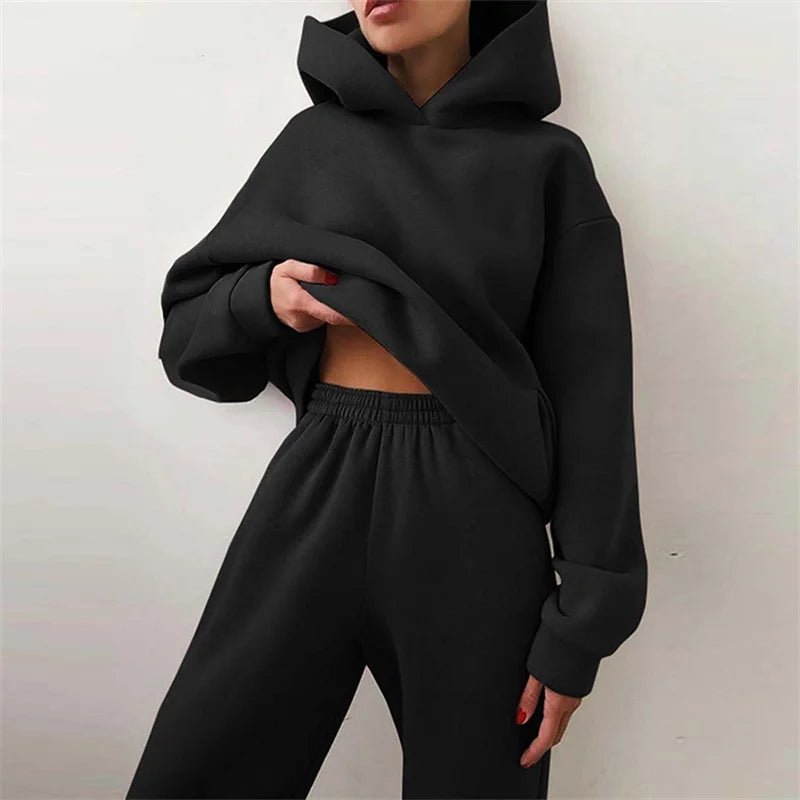 Women’s Tracksuits With Hoodie Top | Set - Mason Luxor