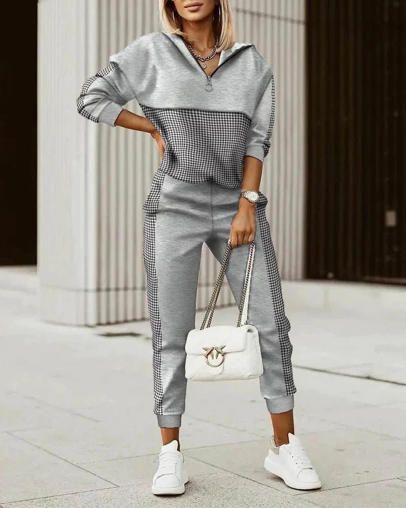 Women’s Tracksuits With Zip Collar | Set - Mason Luxor