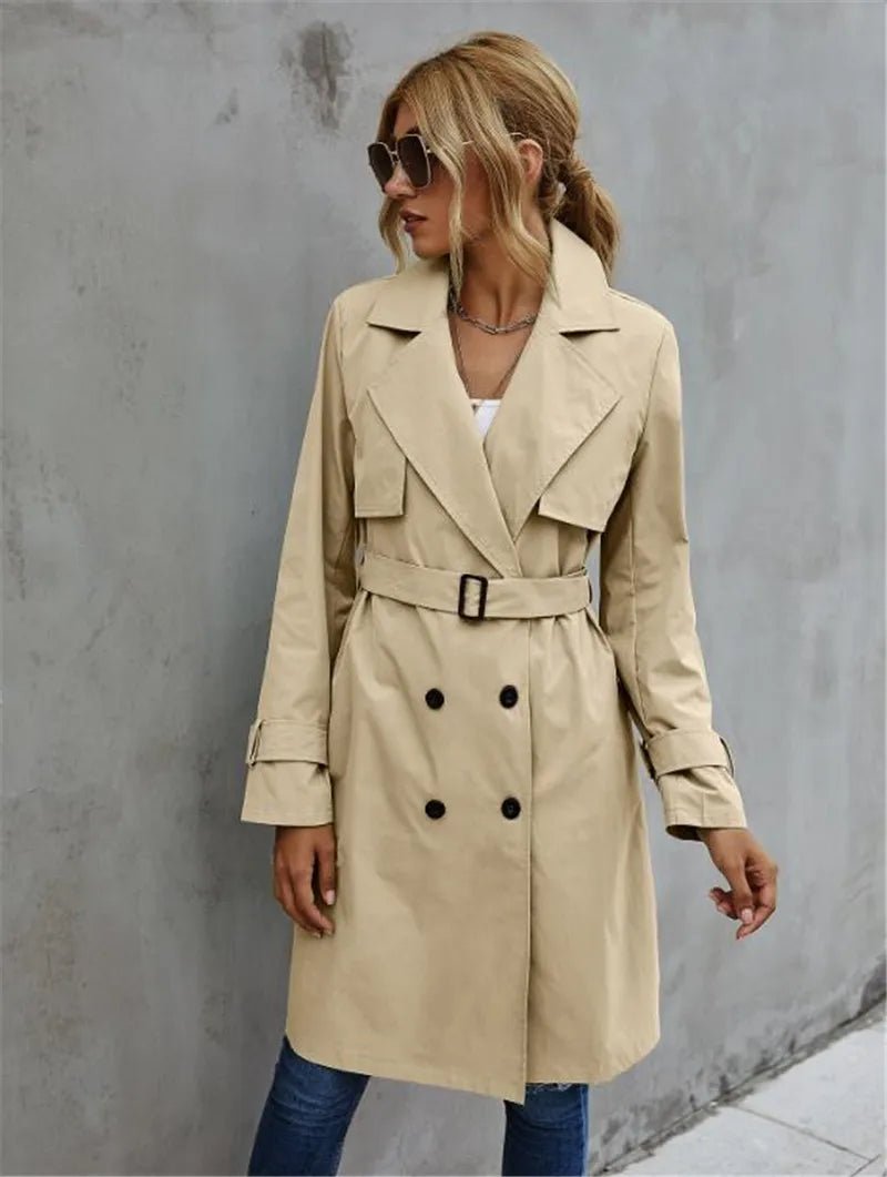 Women’s Trench Coat With Belted Waist | Classic - Mason Luxor