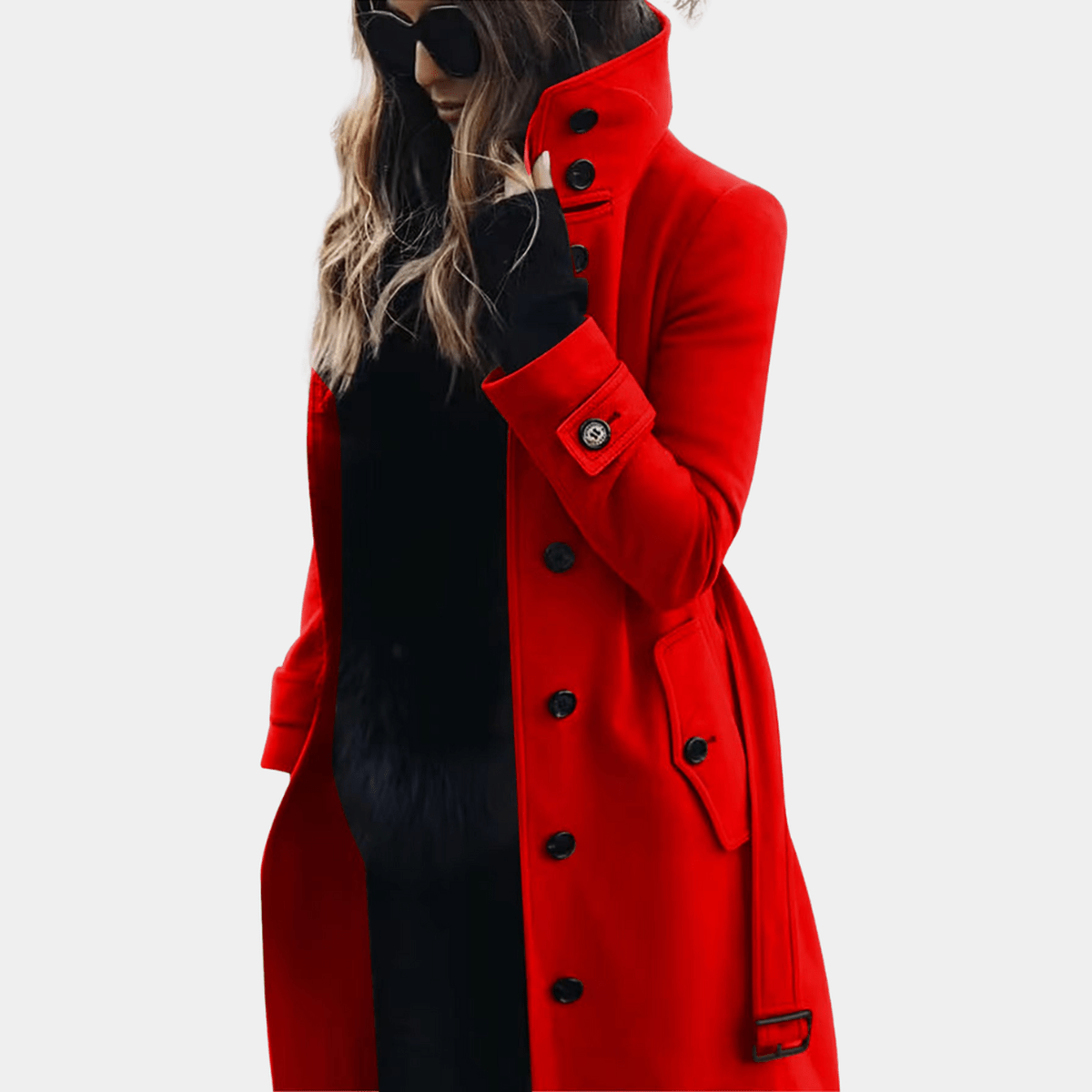 Women’s Trench Coat With High Collar | Classic - Mason Luxor