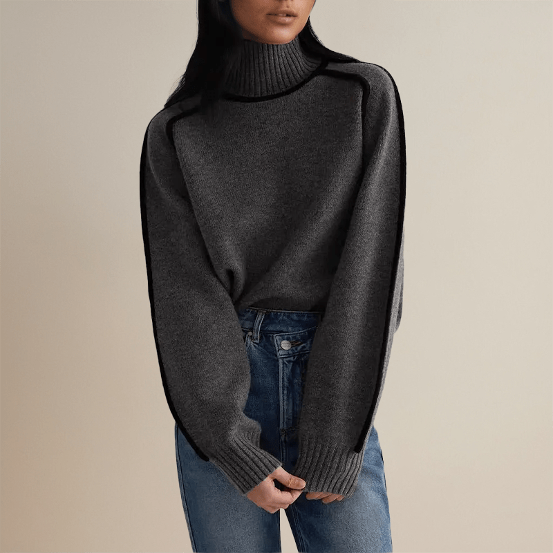 Women’s Turtleneck Jumpers With Relaxed Fit | Winter - Mason Luxor