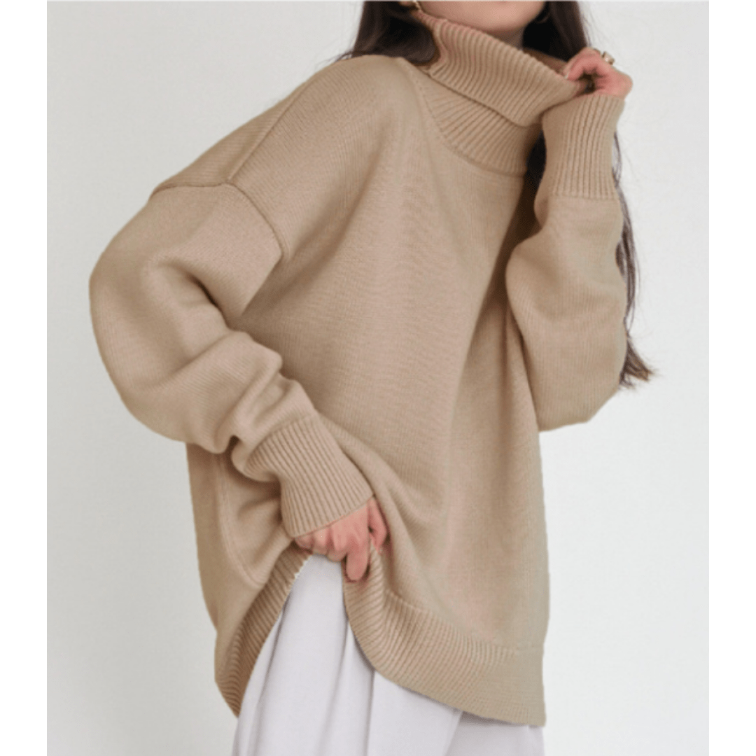 Women’s Turtleneck Jumpers With Ribbed Trim | Winter - Mason Luxor