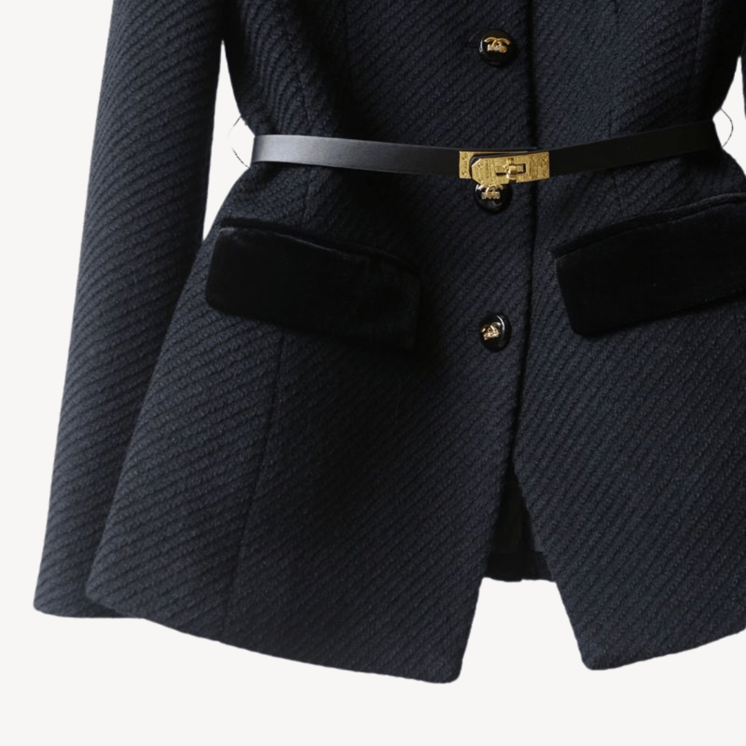 Women’s Tweed Jacket with Belt Detail | Winter - Mason Luxor