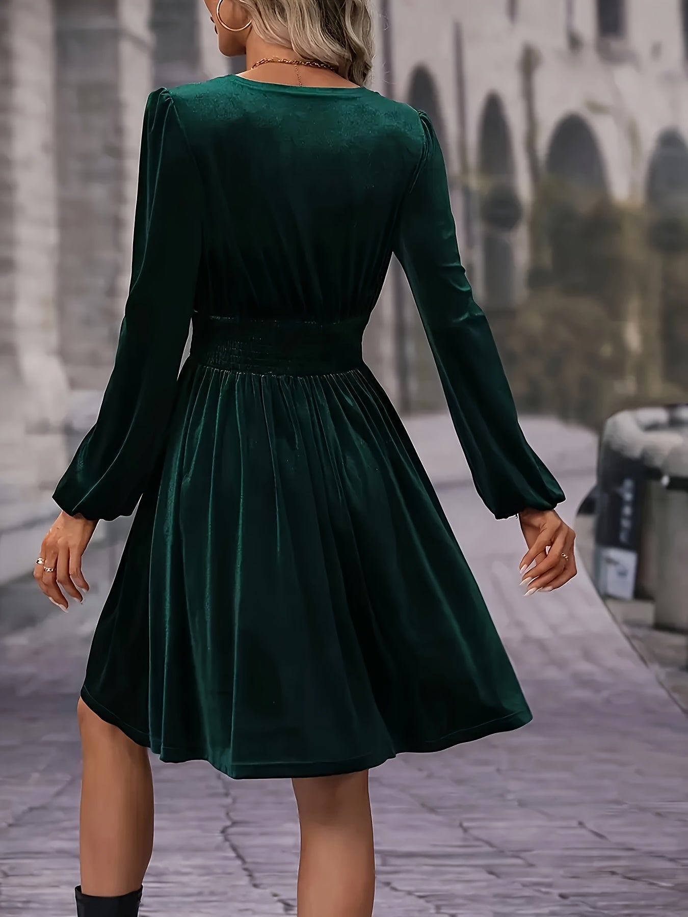 Women’s V Neck Mini Dress for Christmas Party | Evening - Mason Luxor