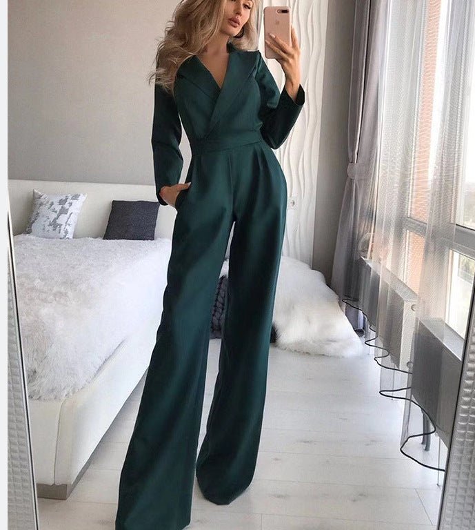 Women’s Wide Leg Jumpsuits With Structured Design | Wedding - Mason Luxor