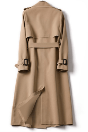 Women’s Winter Trench Coat With Belt Detail | Long - Mason Luxor