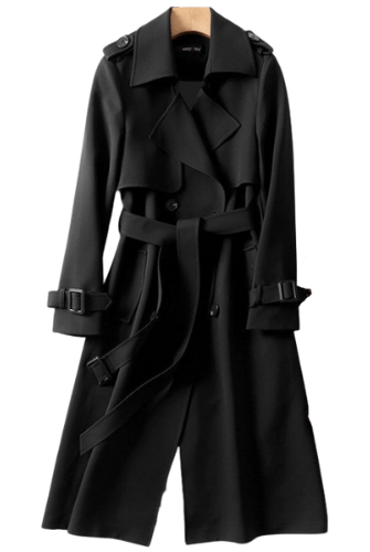 Women’s Winter Trench Coat With Belt Detail | Long - Mason Luxor