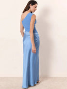 Athena | Satin One Shoulder Bodycon Dress - Mason Luxor