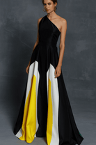 Aurora | Women’s One - Shoulder Maxi Dress - Mason Luxor