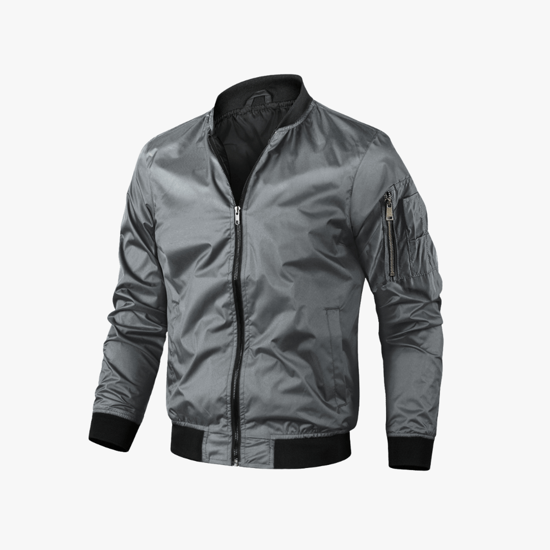Mason | Classic Men Bomber Jacket – Lightweight & Stylish Zip - Up - Mason Luxor Men Fashion
