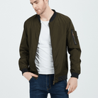 Mason | Classic Men Bomber Jacket – Lightweight & Stylish Zip - Up - Mason Luxor Men Fashion