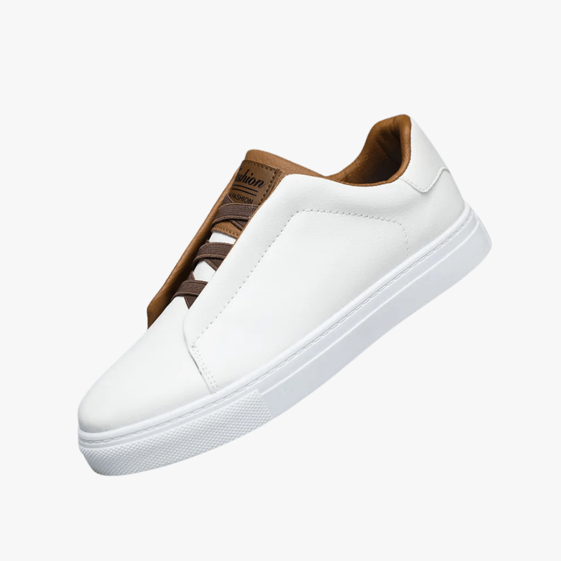 Mason | Classic Men’s Leather Trainers – Smart Casual Sneakers with White Outsole - Mason Luxor Men Fashion