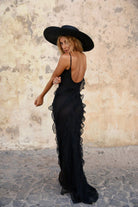 Mason | Elegant Ruffle Maxi Dress - Mason Luxor