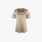 Mason | Lace Sleeve Pleated Blouse – Subtle Elegance for Everyday Wear - Mason Luxor Men Fashion