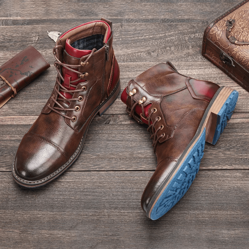 Mason | Leather Boots - Mason Luxor Men Fashion