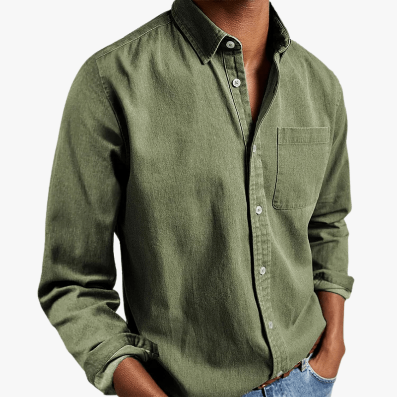 Mason | Long Sleeve Cotton Shirt for Men - Mason Luxor Men Fashion