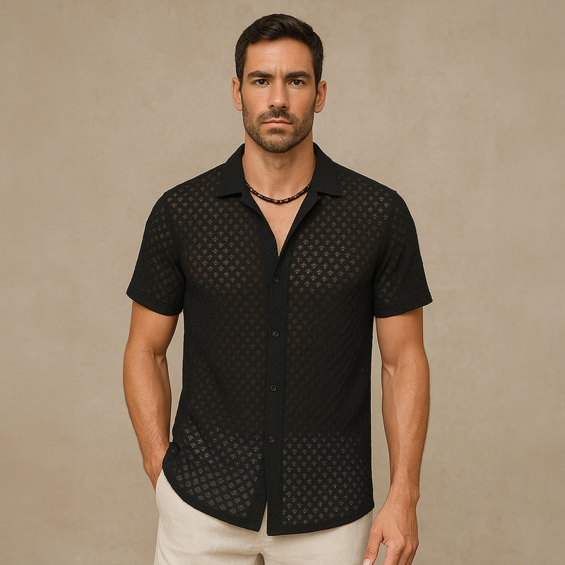Mason Luxor Luxury Fashion Boots Mason | Summer Mesh Men Shirt