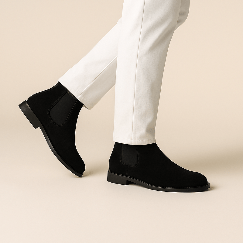 Mason Luxor Luxury Fashion Boots Mason | Men's Chelsea Boots Suede Leather Casual Boots for Men