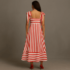 Mason Luxor Luxury Fashion Boots Mason | Women Summer Sleeveless Striped Maxi Dress