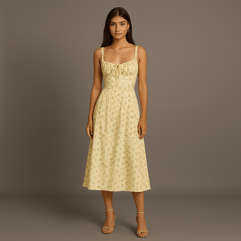 Mason Luxor Luxury Fashion Boots Mason | Women's Floral Print Dress Women's Summer Boho Casual Midi Dress