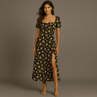 Mason Luxor Luxury Fashion Boots Mason | Boho Dress for Women Open Front Flower Cut Dresses for Women