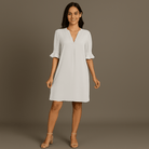 Mason Luxor Luxury Fashion Clothes Mason | Dresses for Women 2025 V Neck Spring Summer Ruffle Long Sleeve