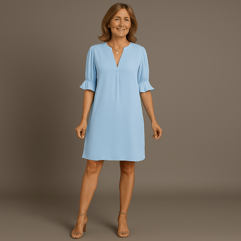 Mason Luxor Luxury Fashion Clothes Mason | Dresses for Women 2025 V Neck Spring Summer Ruffle Long Sleeve