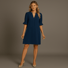 Mason Luxor Luxury Fashion Clothes Mason | Dresses for Women 2025 V Neck Spring Summer Ruffle Long Sleeve
