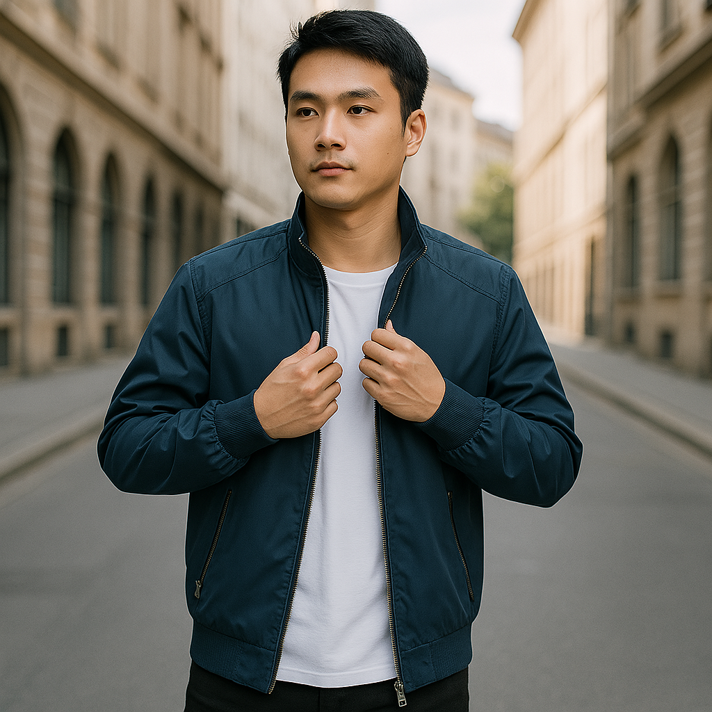 Mason Luxor Luxury Fashion Mason | Mens Summer Bomber Jackets Casual Lightweight Windbreaker