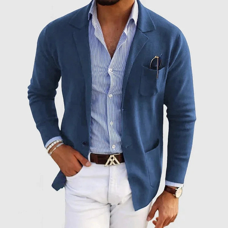 Mason Luxor Men Fashion Blazer Mason | Tailored Classic Navy Men’s Blazer – Modern Gentleman Style