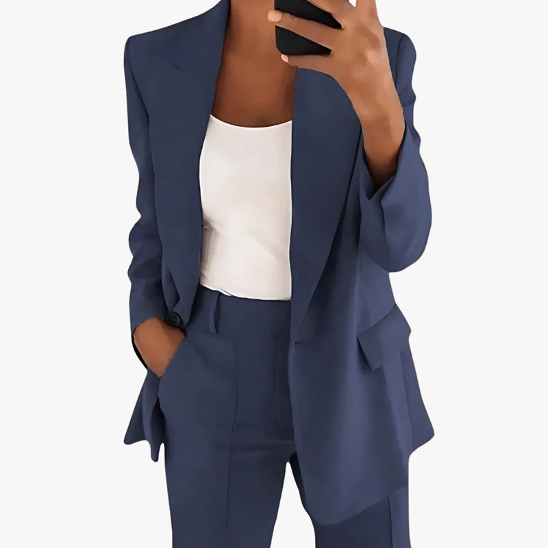 Mason Luxor Men Fashion Blazers Mason | Women's Business Blazer Pant Suit Set for Work