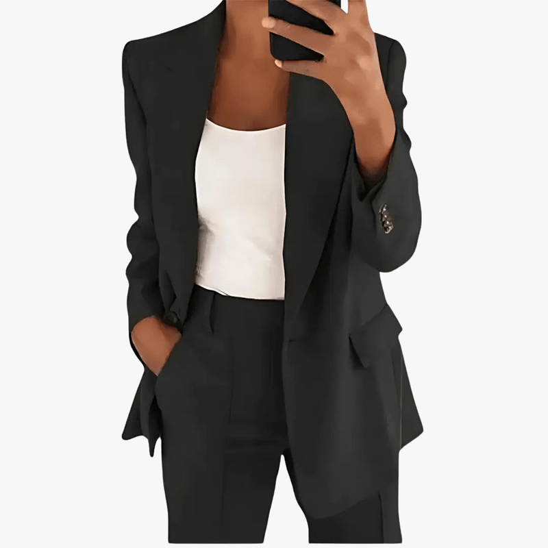 Mason Luxor Men Fashion Blazers Mason | Women's Business Blazer Pant Suit Set for Work