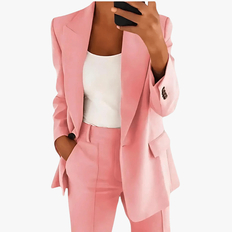 Mason Luxor Men Fashion Blazers Mason | Women's Business Blazer Pant Suit Set for Work