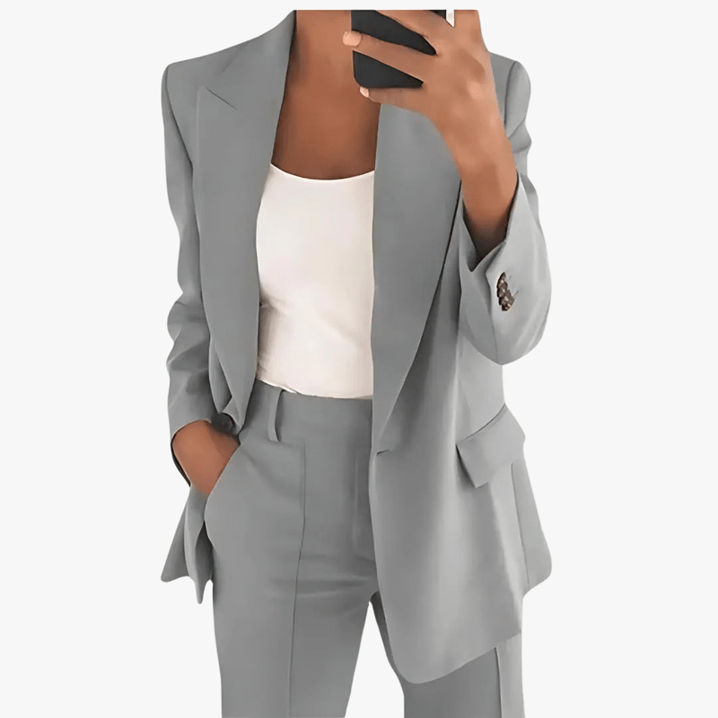 Mason Luxor Men Fashion Blazers Mason | Women's Business Blazer Pant Suit Set for Work