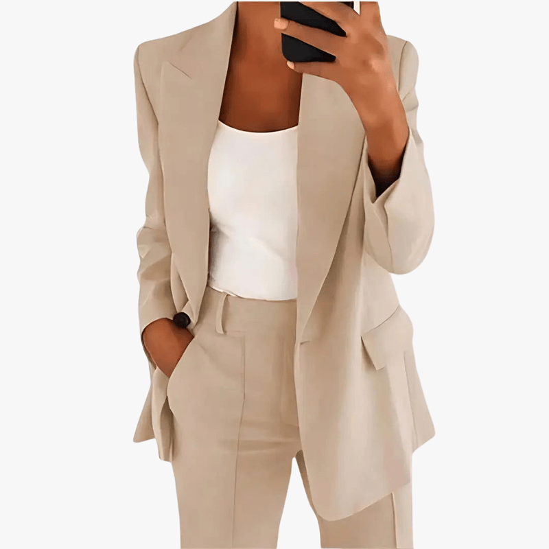 Mason Luxor Men Fashion Blazers Mason | Women's Business Blazer Pant Suit Set for Work