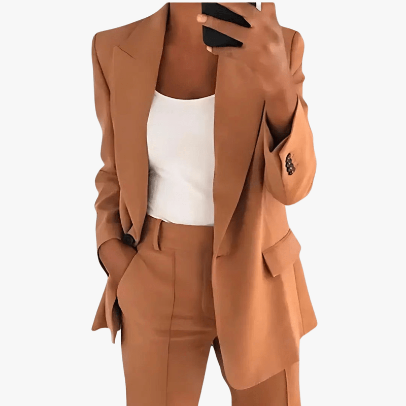 Mason Luxor Men Fashion Blazers Mason | Women's Business Blazer Pant Suit Set for Work