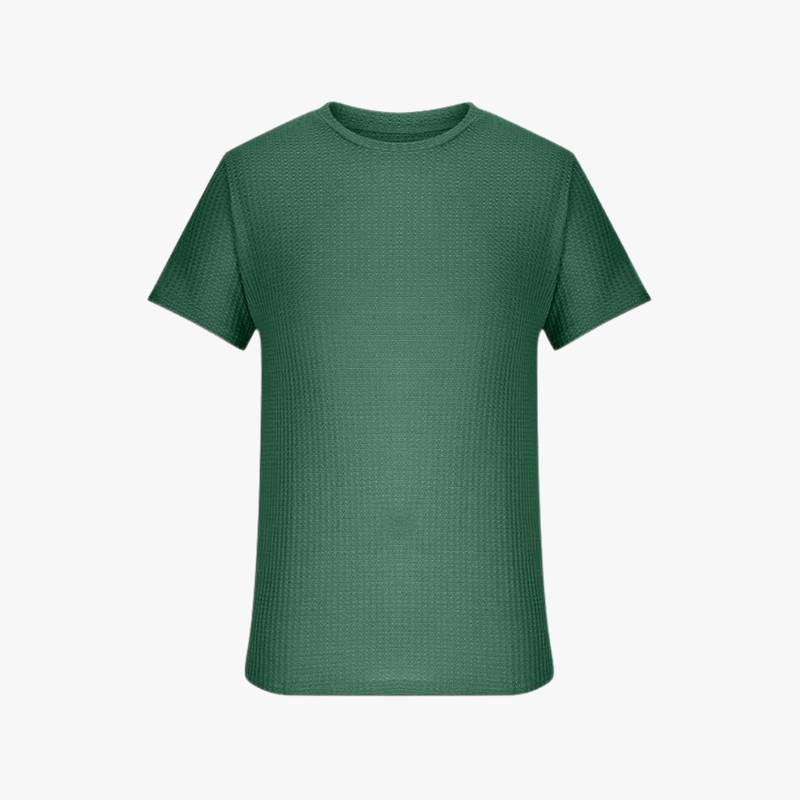Mason Luxor Men Fashion Clothes Mason | Lightweight Waffle Knit T-Shirt for Men – Breathable Summer Style